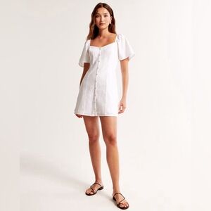 NWT White Linen Dress